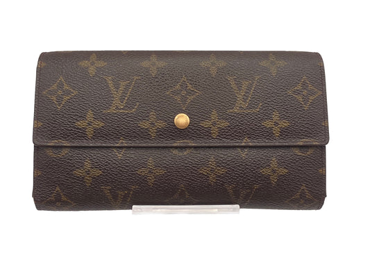 Louis Vuitton Porte Monnaie Monogram International Long Wallet