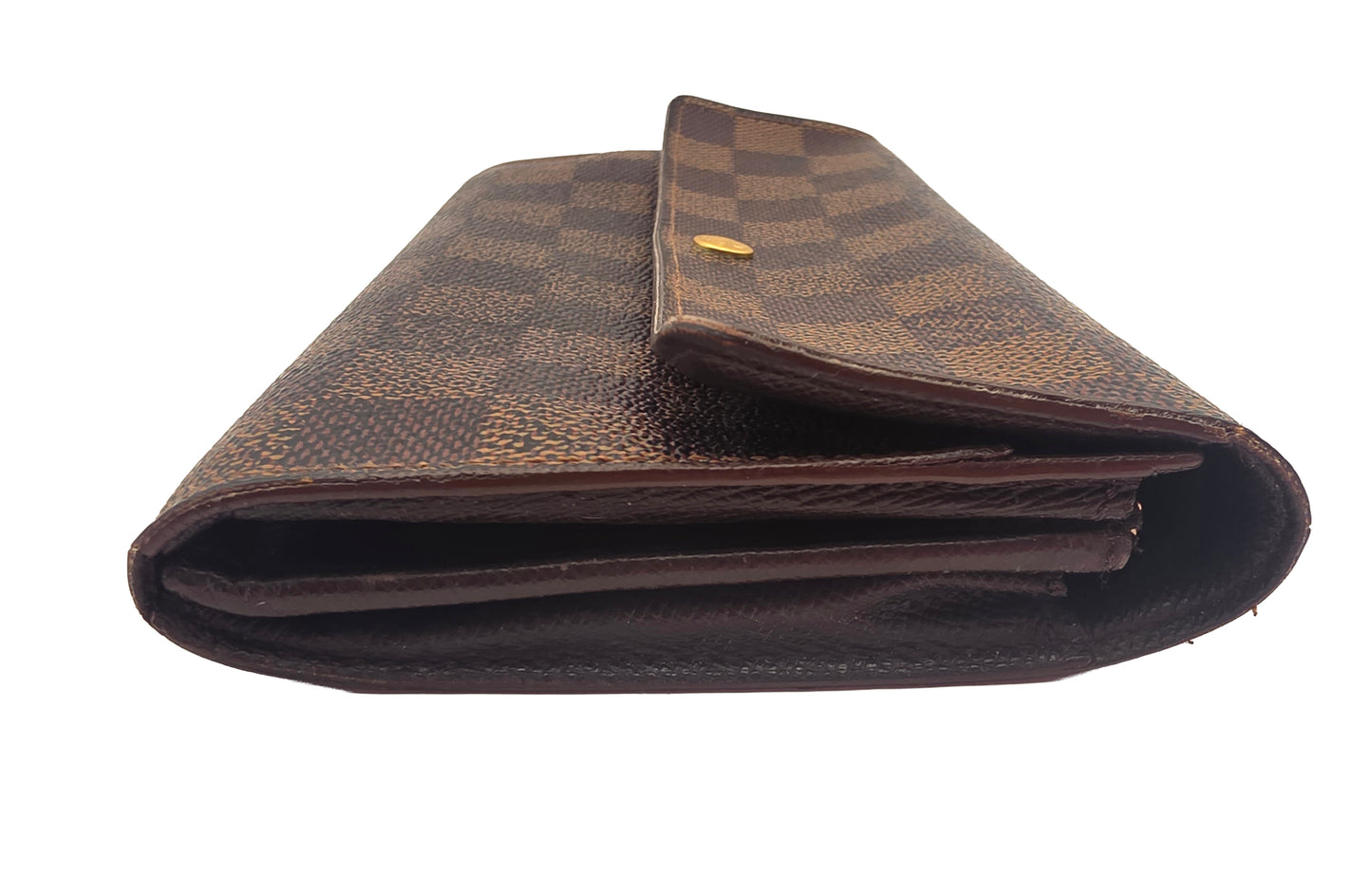 Louis Vuitton Damier Ebene Portefeuille Sarah Long Wallet
