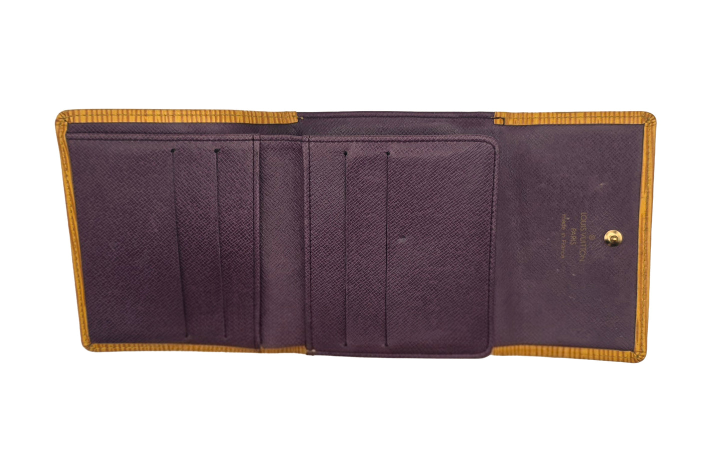 Louis Vuitton Epi Leather Trifold Elise Retro Wallet